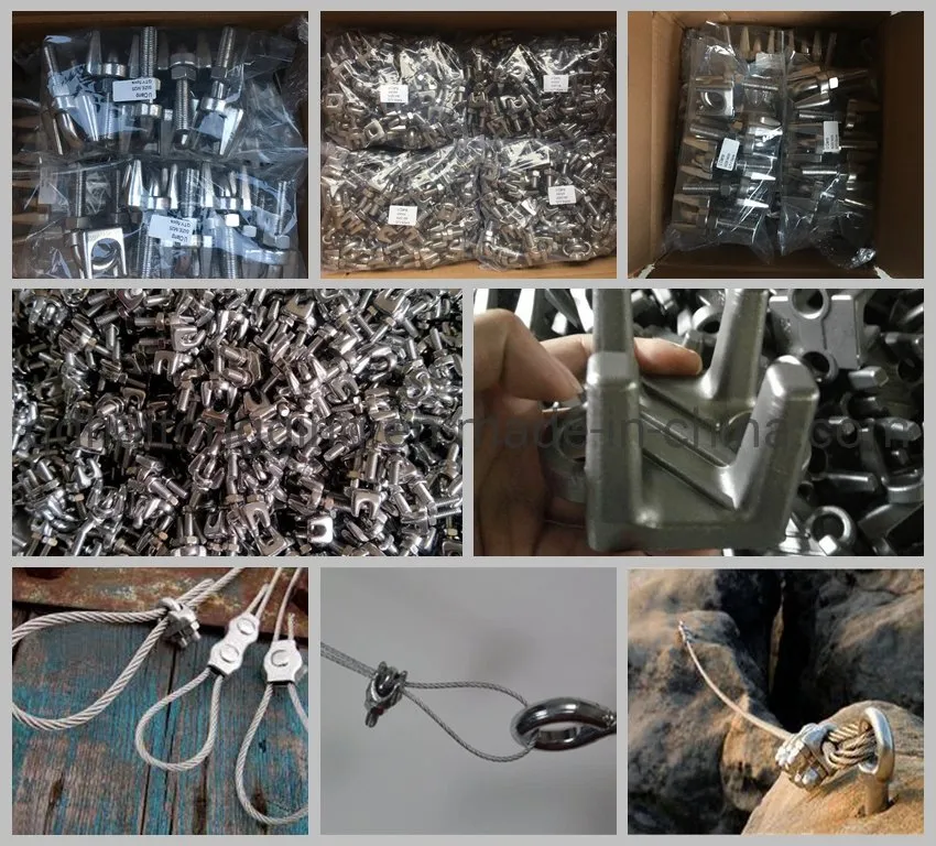 AISI 304/316 Wire Rope Clip with High Quality