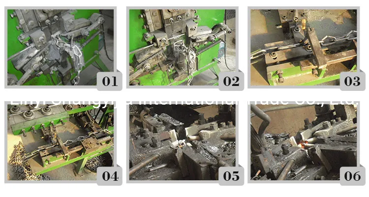 Alloy Steel 8620d Material Blue Coated 10mm G100 Lifting Chain