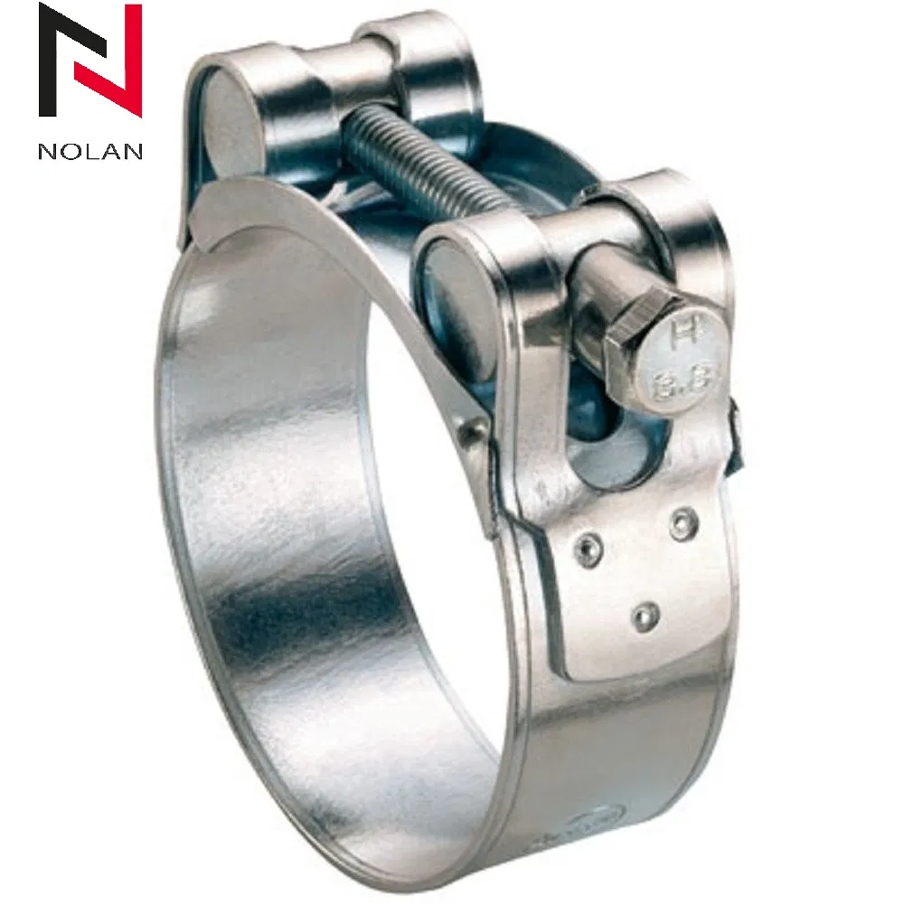 DIN 3017 Mixed Stainless Steel Metal Adjustable High Pressure Germany Type Hose Clamp