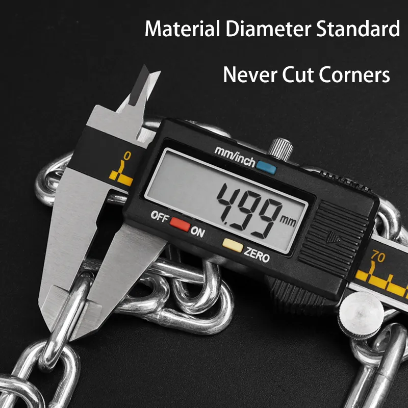 DIN5685c Long Round Link Chain Grade G30 Deburring Smooth Welded Galvanized Chain with High Quality