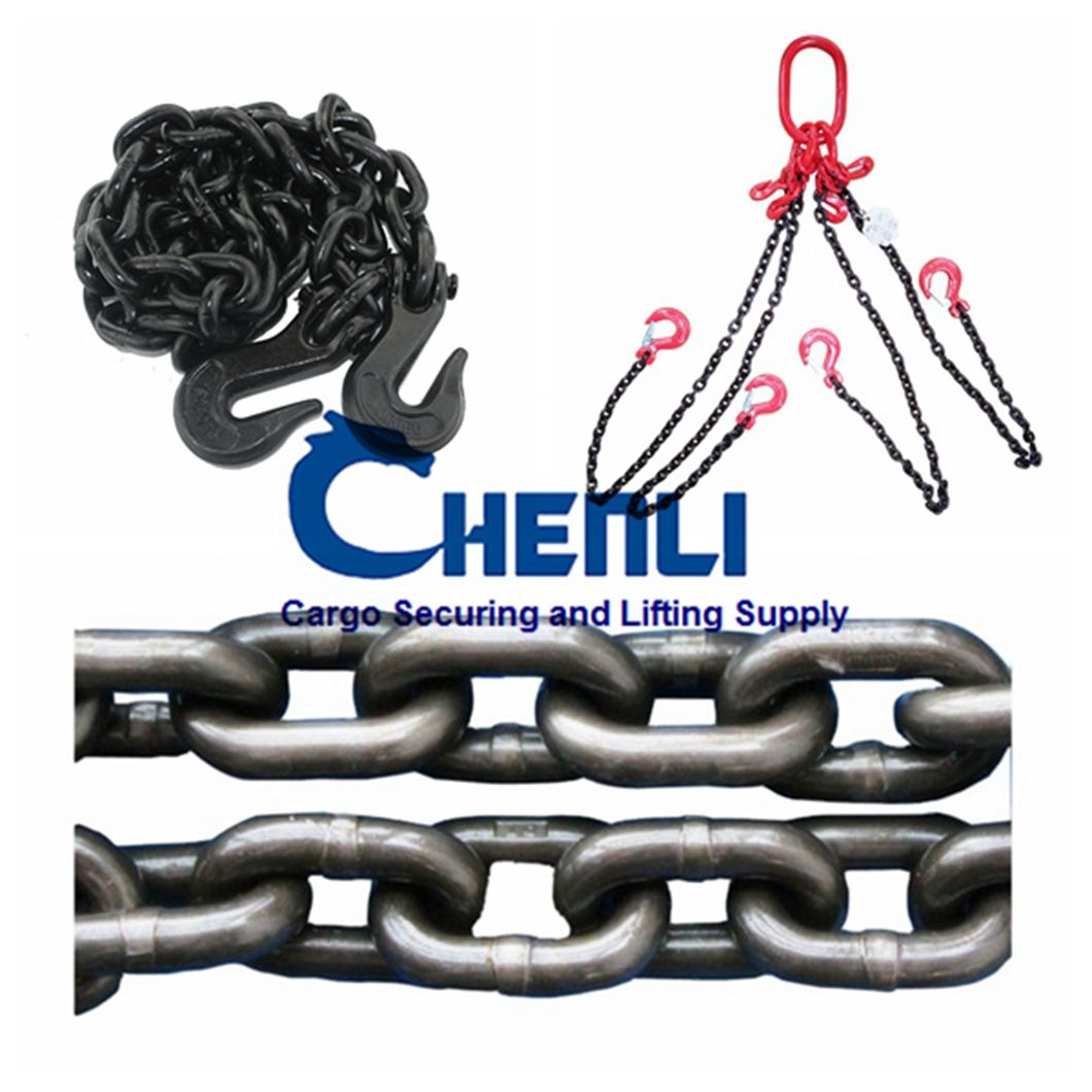 G80 Forged Master Link Clevis Grab Hook Welded Safety Pin Clutch with Latch G100 Alloy Steel Chain Sling Galvanized/ Zinc Plated Lifting Connecting Link Chain