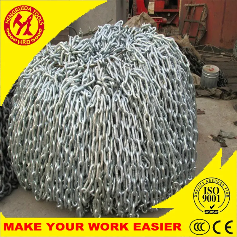 Galvanized Chain Ordinary Mild Steel Long Link Chain