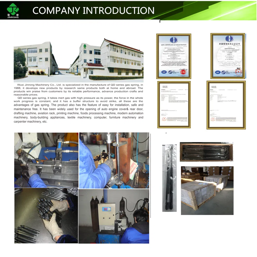 Gas Lift Pnewmatic Stay with SGS Approval