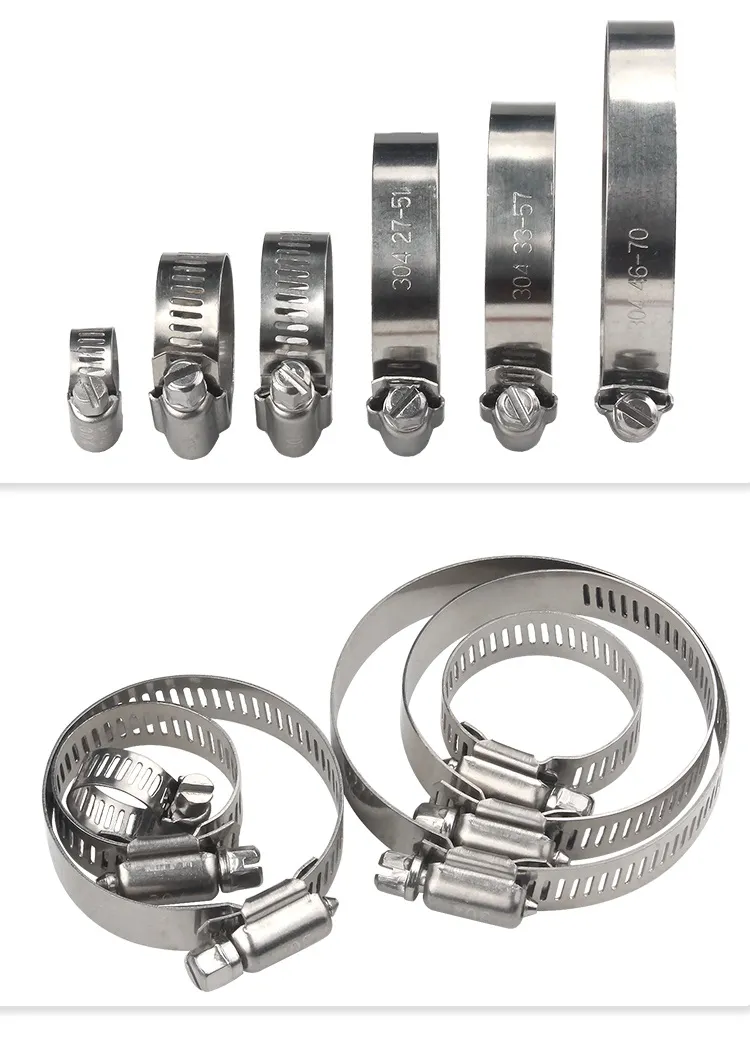 Germany Type Worm Drive Hose Clamp with DIN 3017
