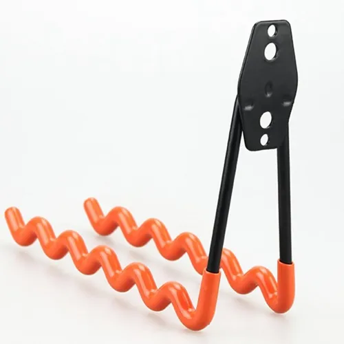 Heavy Duty Wave Hook for Long Handle Tools and Equipment Storage Utility Hanger