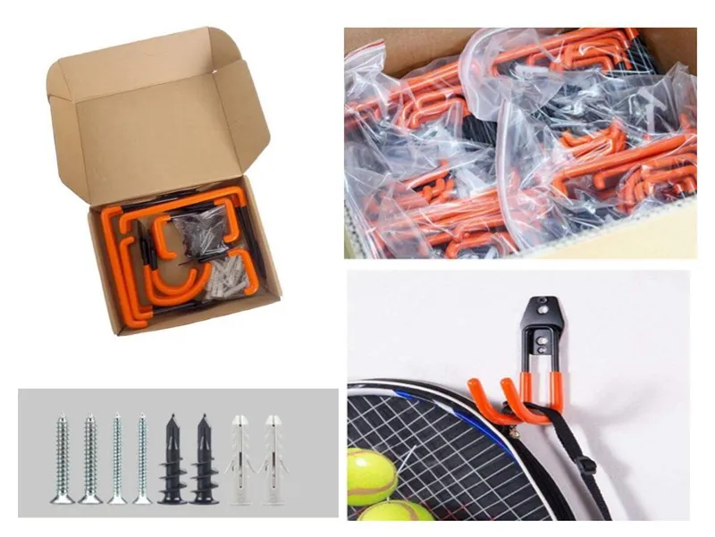 Heavy Duty Wave Hook for Long Handle Tools and Equipment Storage Utility Hanger