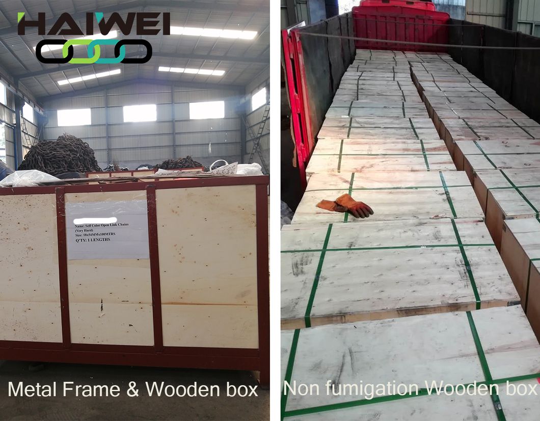 Hot DIP Galvanized DIN 764 Steel Lifting Welded Link Chain