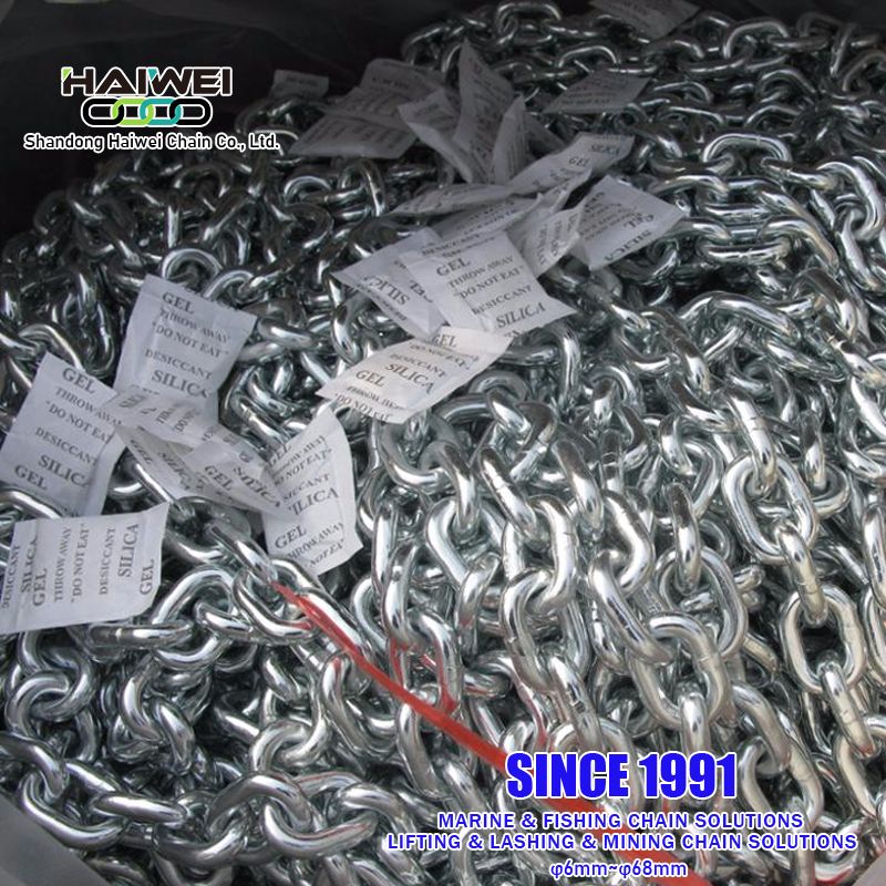 Hot DIP Galvanized DIN 764 Steel Lifting Welded Link Chain