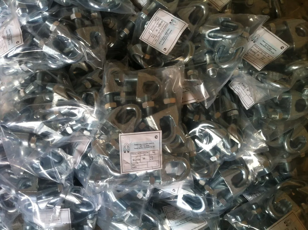 Malleable Wire Rope Clip with Zinc Coating