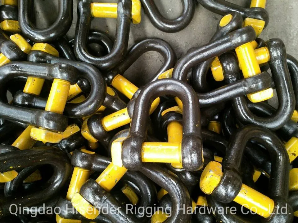 Rigging Hardware European D Type Trawling Shackle with Square Head