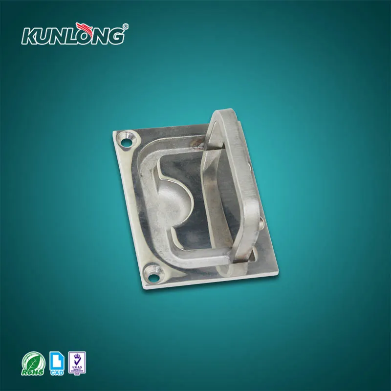 Sk4-9003 Industrial Container Flush Install Stainless Steel 316 Square Pull Handle