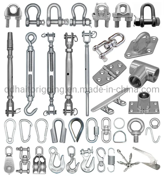 Stainless Steel Turnbuckles to U. S. Federal Specification (FF-T-791b) with Marine Hardware