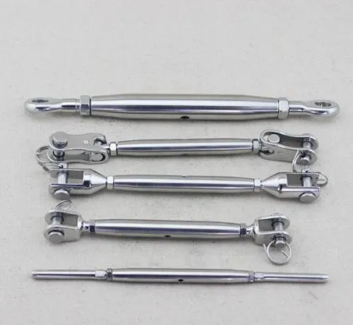 Stainless Steel Turnbuckles to U. S. Federal Specification (FF-T-791b) with Marine Hardware