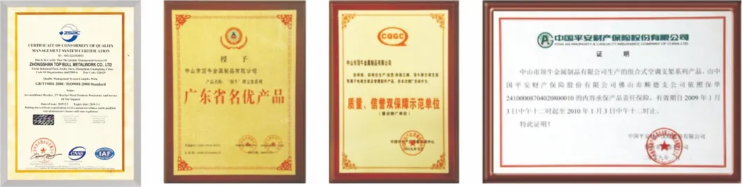 Topbull DB-2K Stainless Steel #304 Wall Bracket Adjustable Crossbar Air Conditioner Support Wall Mounting Outdoor AC Bracket