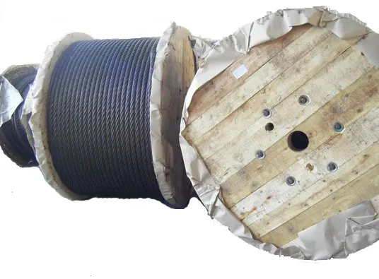 Ungalvanized Steel Wire Rope 6X37+Iwrc