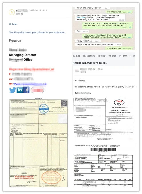 Wd645 G80 G100 Container Lifting Clevis Link