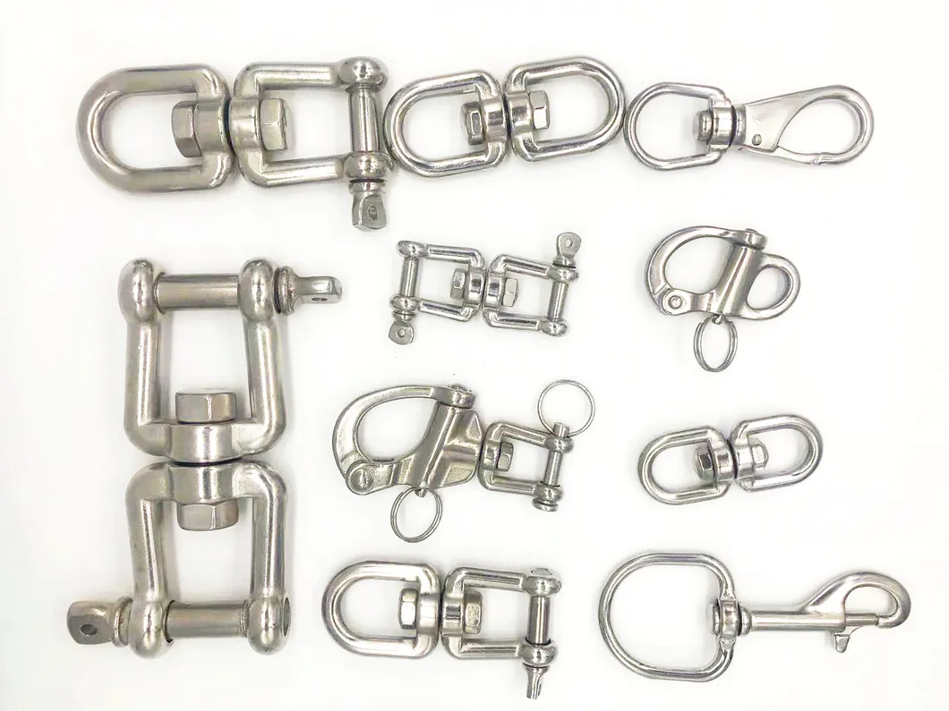 Wholesale 316/304 Stainless Steel Boat Accessories Precision Casting Rigging for Clevis Grab Hook Marine Hardware for Boat/Yacht/Ship Price USA 8mm