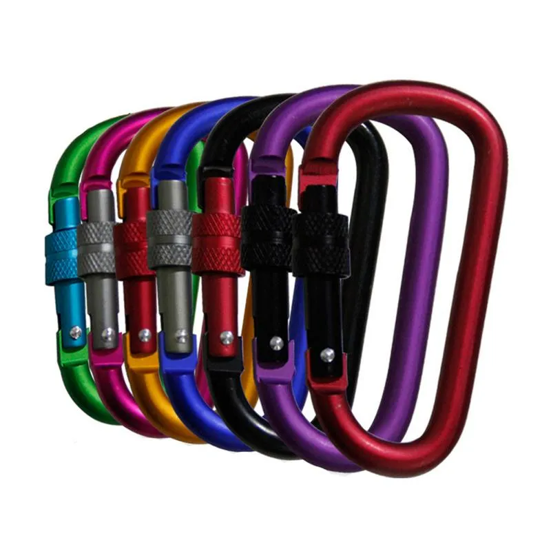 Wholesale Safety Hook Snap Hook Locking Aluminum Swivel Carabiner