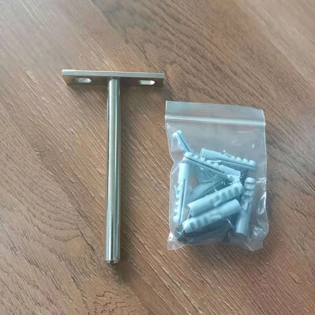 Wholesales 5′′ Solid Rod Stainless Steel T Bracket with Adjusted